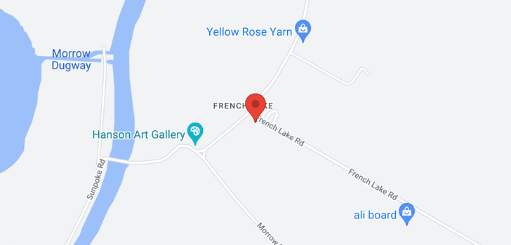 map of Lot French Lake Road